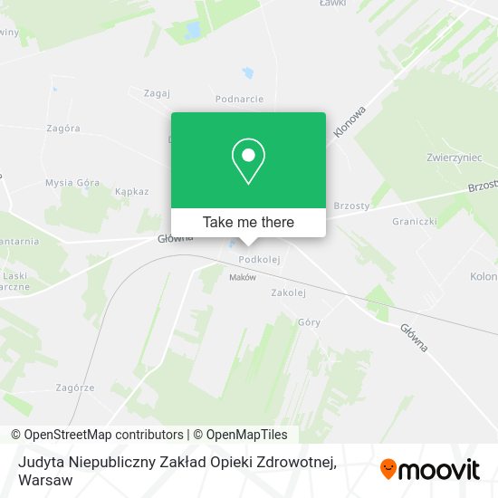 Judyta Niepubliczny Zakład Opieki Zdrowotnej map