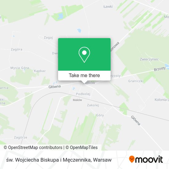 św. Wojciecha Biskupa i Męczennika map