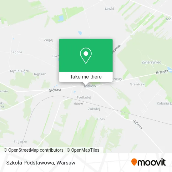 Карта Szkoła Podstawowa