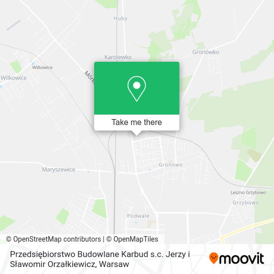 Przedsiębiorstwo Budowlane Karbud s.c. Jerzy i Sławomir Orzałkiewicz map