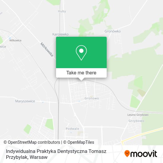 Indywidualna Praktyka Dentystyczna Tomasz Przybylak map