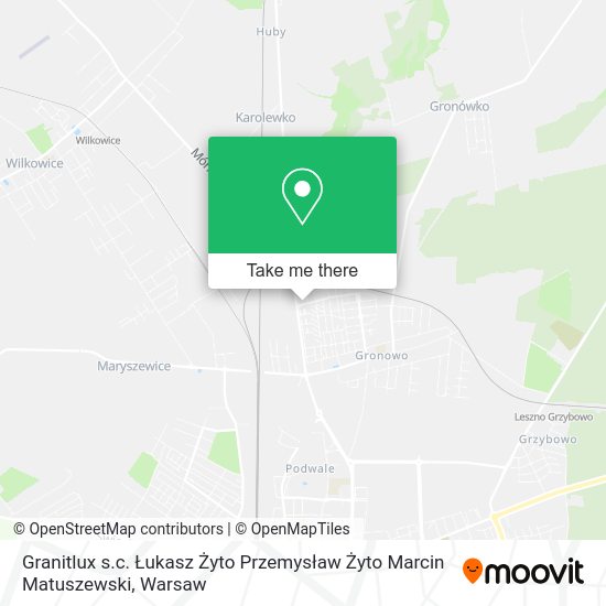 Granitlux s.c. Łukasz Żyto Przemysław Żyto Marcin Matuszewski map