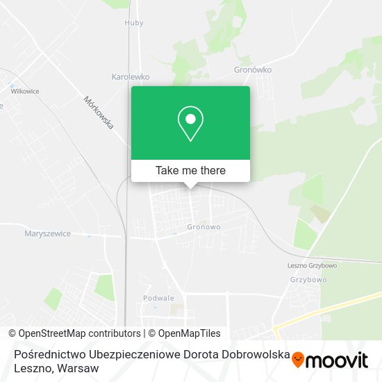 Pośrednictwo Ubezpieczeniowe Dorota Dobrowolska Leszno map