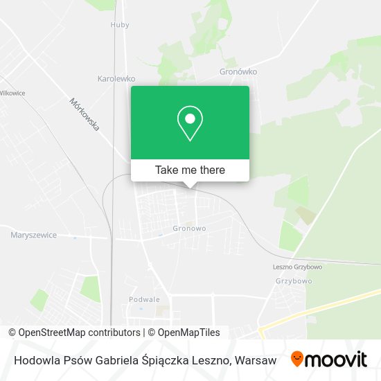 Hodowla Psów Gabriela Śpiączka Leszno map