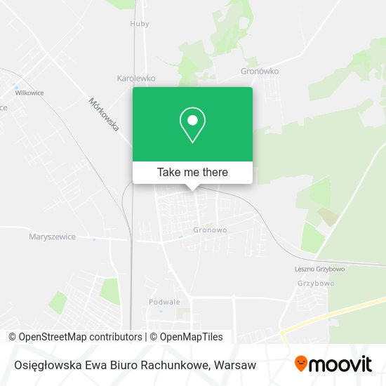 Osięgłowska Ewa Biuro Rachunkowe map