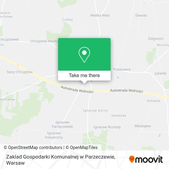 Zaklad Gospodarki Komunalnej w Parzeczewie map