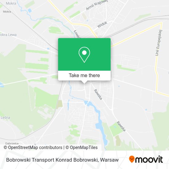 Bobrowski Transport Konrad Bobrowski map