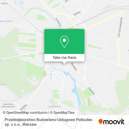 Przedsiębiorstwo Budowlano-Usługowe Polbudex sp. z o.o. map