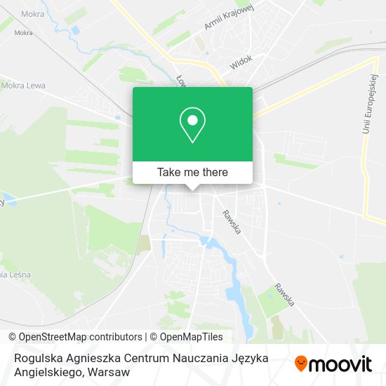 Rogulska Agnieszka Centrum Nauczania Języka Angielskiego map