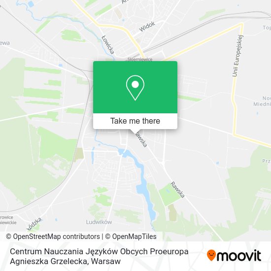 Centrum Nauczania Języków Obcych Proeuropa Agnieszka Grzelecka map