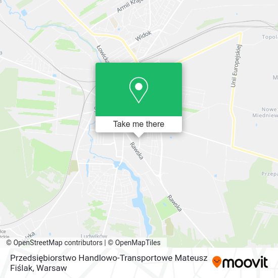 Przedsiębiorstwo Handlowo-Transportowe Mateusz Fiślak map