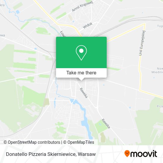 Donatello Pizzeria Skierniewice map