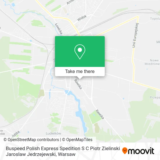 Карта Buspeed Polish Express Spedition S C Piotr Zielinski Jaroslaw Jedrzejewski