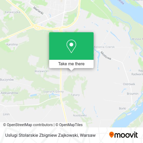 Usługi Stolarskie Zbigniew Zajkowski map