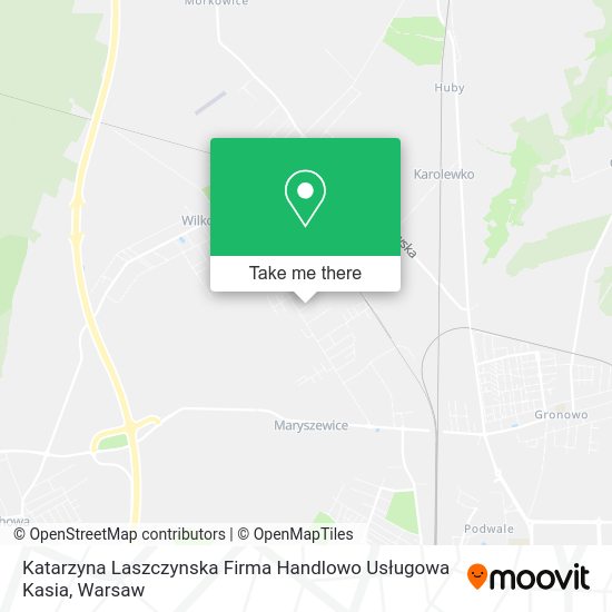 Katarzyna Laszczynska Firma Handlowo Usługowa Kasia map