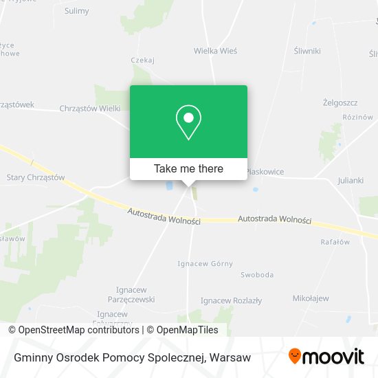 Gminny Osrodek Pomocy Spolecznej map