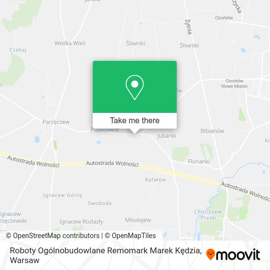 Roboty Ogólnobudowlane Remomark Marek Kędzia map