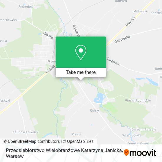 Przedsiębiorstwo Wielobranżowe Katarzyna Janicka map