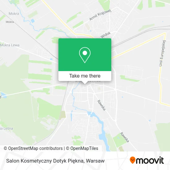 Карта Salon Kosmetyczny Dotyk Piękna