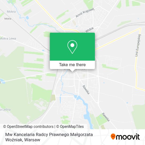 Mw Kancelaria Radcy Prawnego Małgorzata Woźniak map