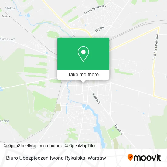 Карта Biuro Ubezpieczeń Iwona Rykalska