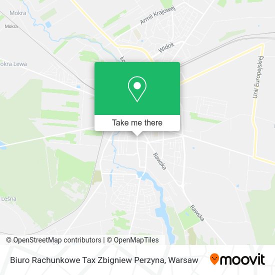 Biuro Rachunkowe Tax Zbigniew Perzyna map