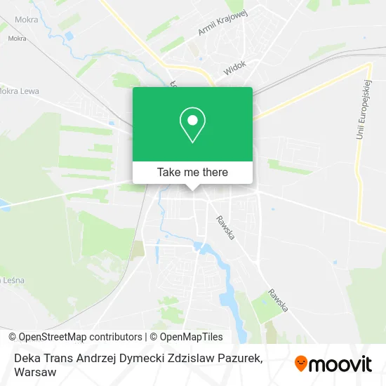 Карта Deka Trans Andrzej Dymecki Zdzislaw Pazurek