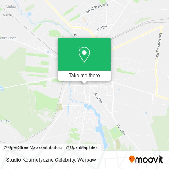 Studio Kosmetyczne Celebrity map