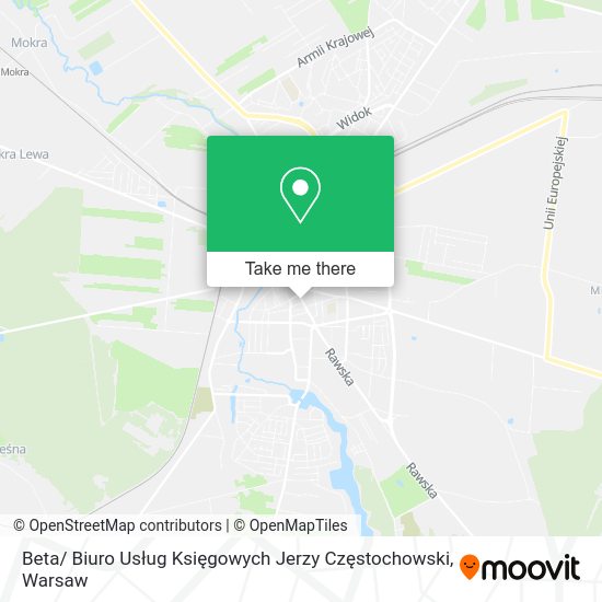 Beta/ Biuro Usług Księgowych Jerzy Częstochowski map