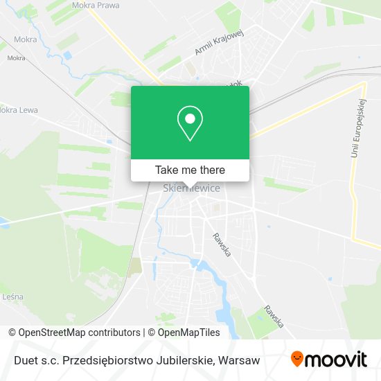 Duet s.c. Przedsiębiorstwo Jubilerskie map