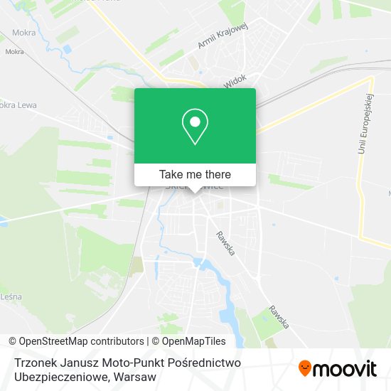 Trzonek Janusz Moto-Punkt Pośrednictwo Ubezpieczeniowe map