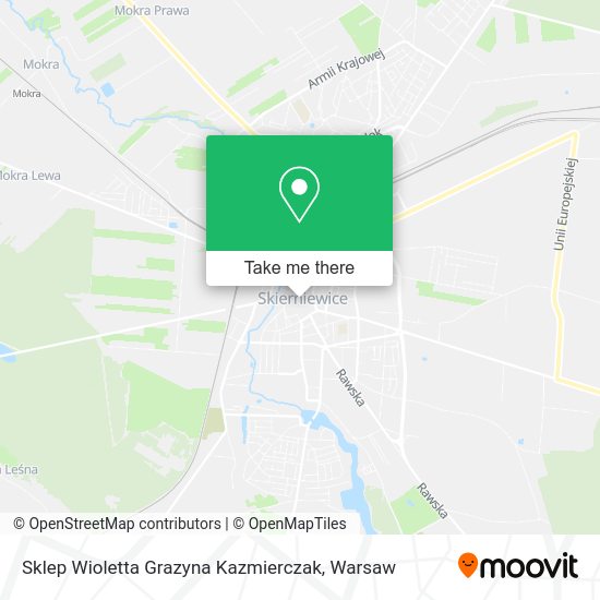 Карта Sklep Wioletta Grazyna Kazmierczak