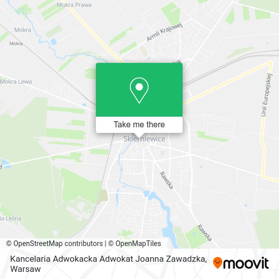 Kancelaria Adwokacka Adwokat Joanna Zawadzka map