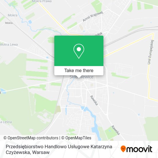 Przedsiębiorstwo Handlowo Usługowe Katarzyna Czyżewska map