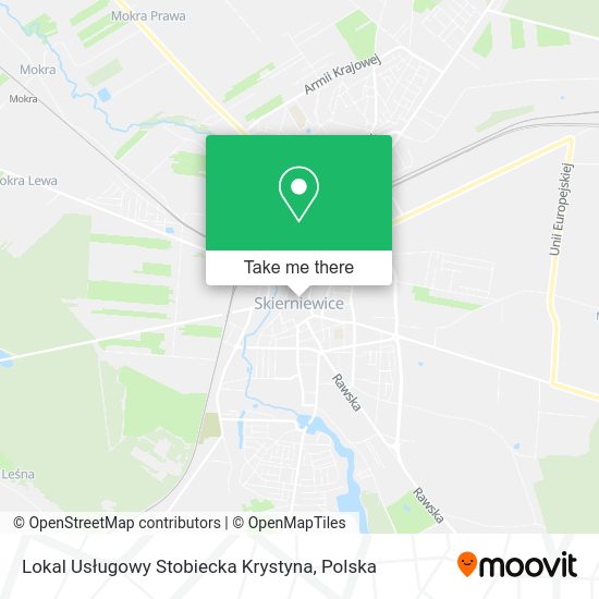 Lokal Usługowy Stobiecka Krystyna map