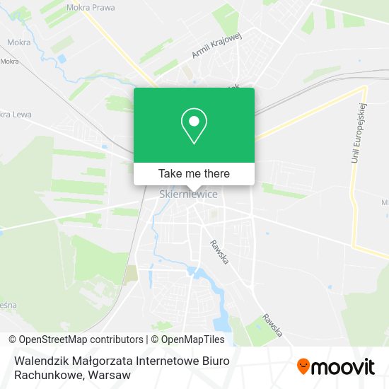 Walendzik Małgorzata Internetowe Biuro Rachunkowe map