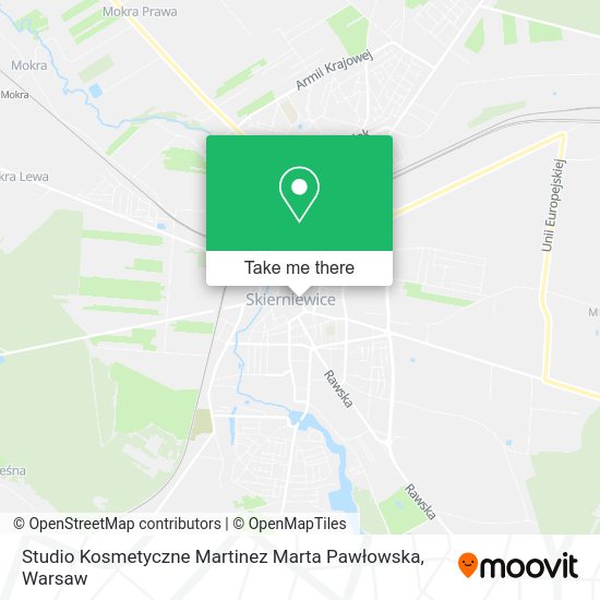 Studio Kosmetyczne Martinez Marta Pawłowska map