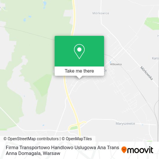 Firma Transportowo Handlowo Uslugowa Ana Trans Anna Domagala map