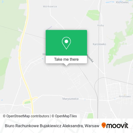 Biuro Rachunkowe Bujakiewicz Aleksandra map