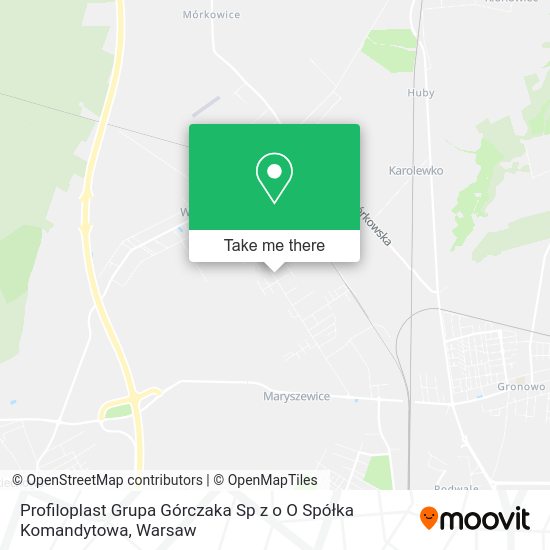 Profiloplast Grupa Górczaka Sp z o O Spółka Komandytowa map