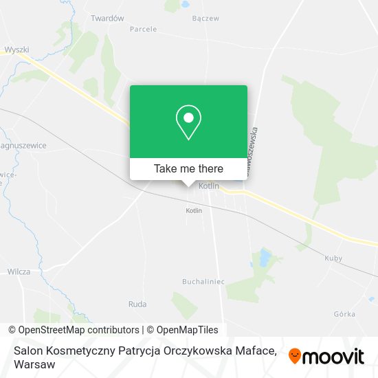 Карта Salon Kosmetyczny Patrycja Orczykowska Maface