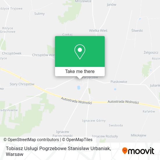 Tobiasz Usługi Pogrzebowe Stanisław Urbaniak map