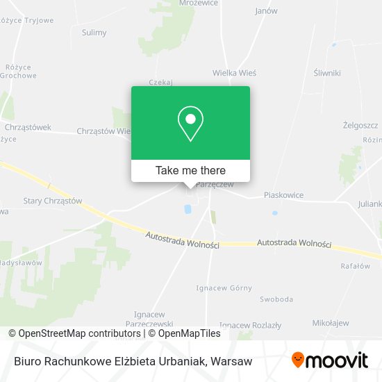 Biuro Rachunkowe Elżbieta Urbaniak map