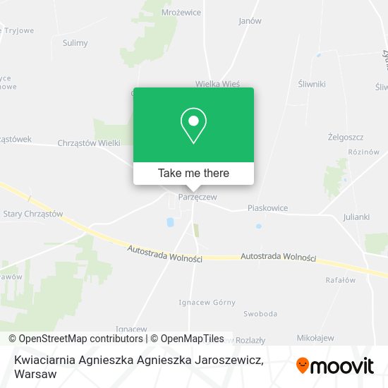 Kwiaciarnia Agnieszka Agnieszka Jaroszewicz map