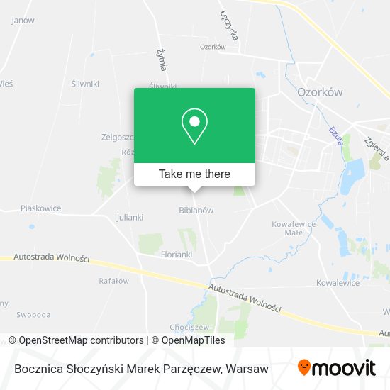 Bocznica Słoczyński Marek Parzęczew map