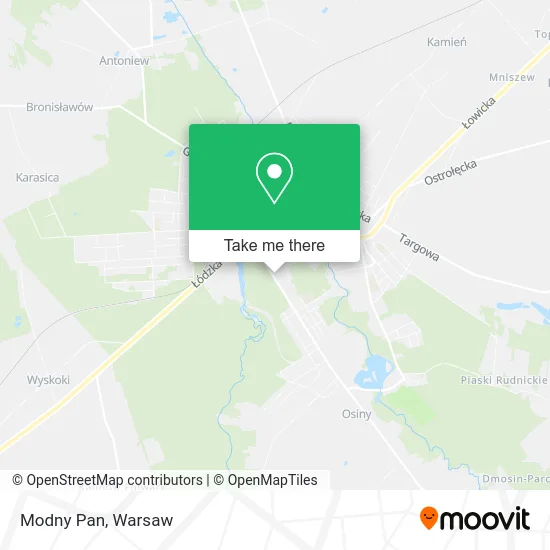 Карта Modny Pan