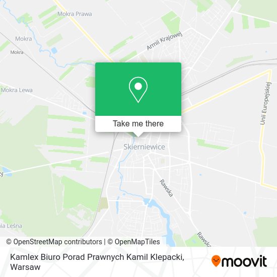 Kamlex Biuro Porad Prawnych Kamil Klepacki map