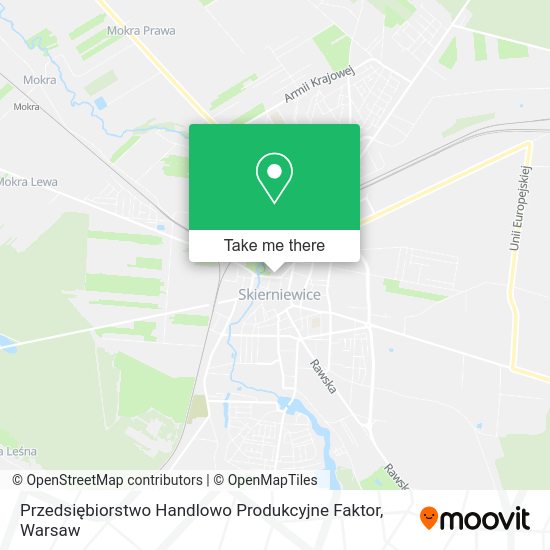 Przedsiębiorstwo Handlowo Produkcyjne Faktor map