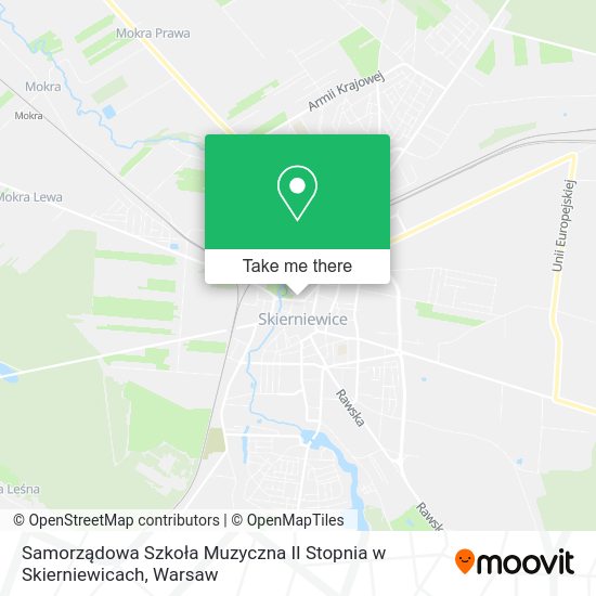 Samorządowa Szkoła Muzyczna II Stopnia w Skierniewicach map