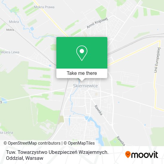 Tuw. Towarzystwo Ubezpieczeń Wzajemnych. Oddział map